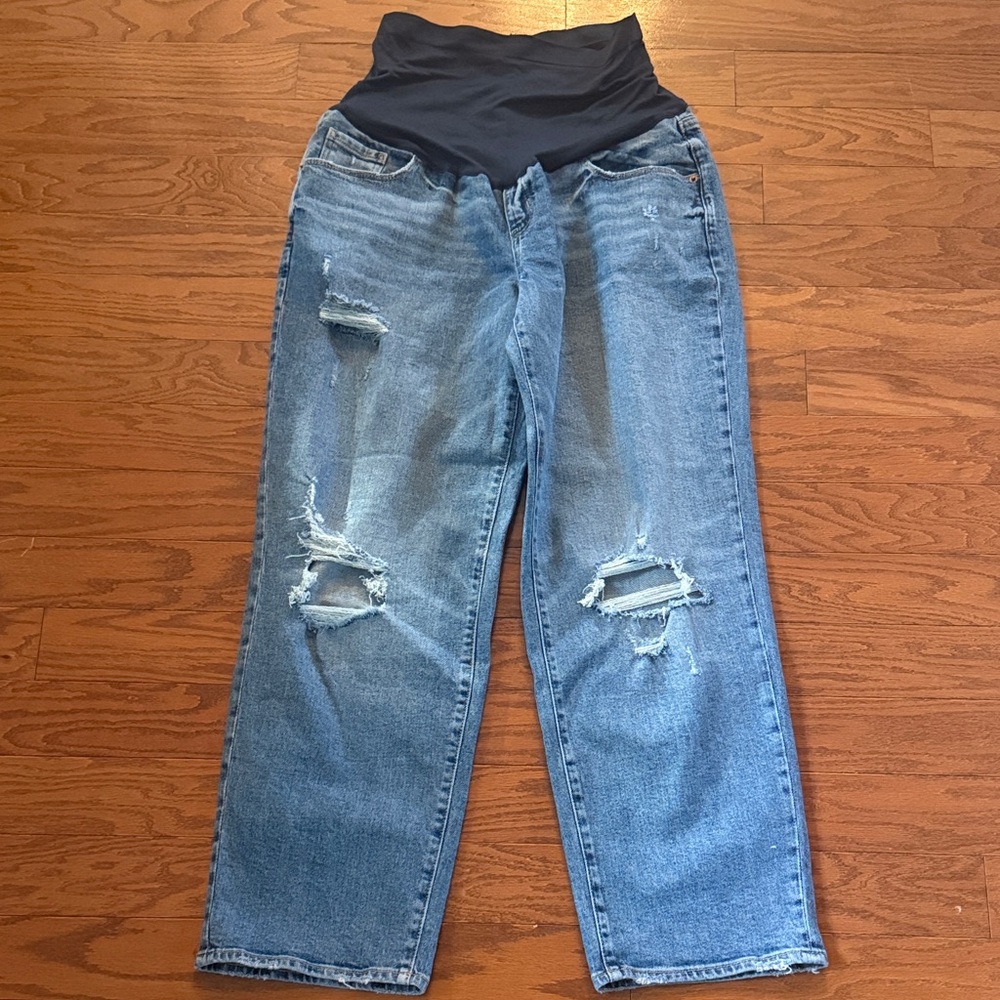 12 short maternity jeans